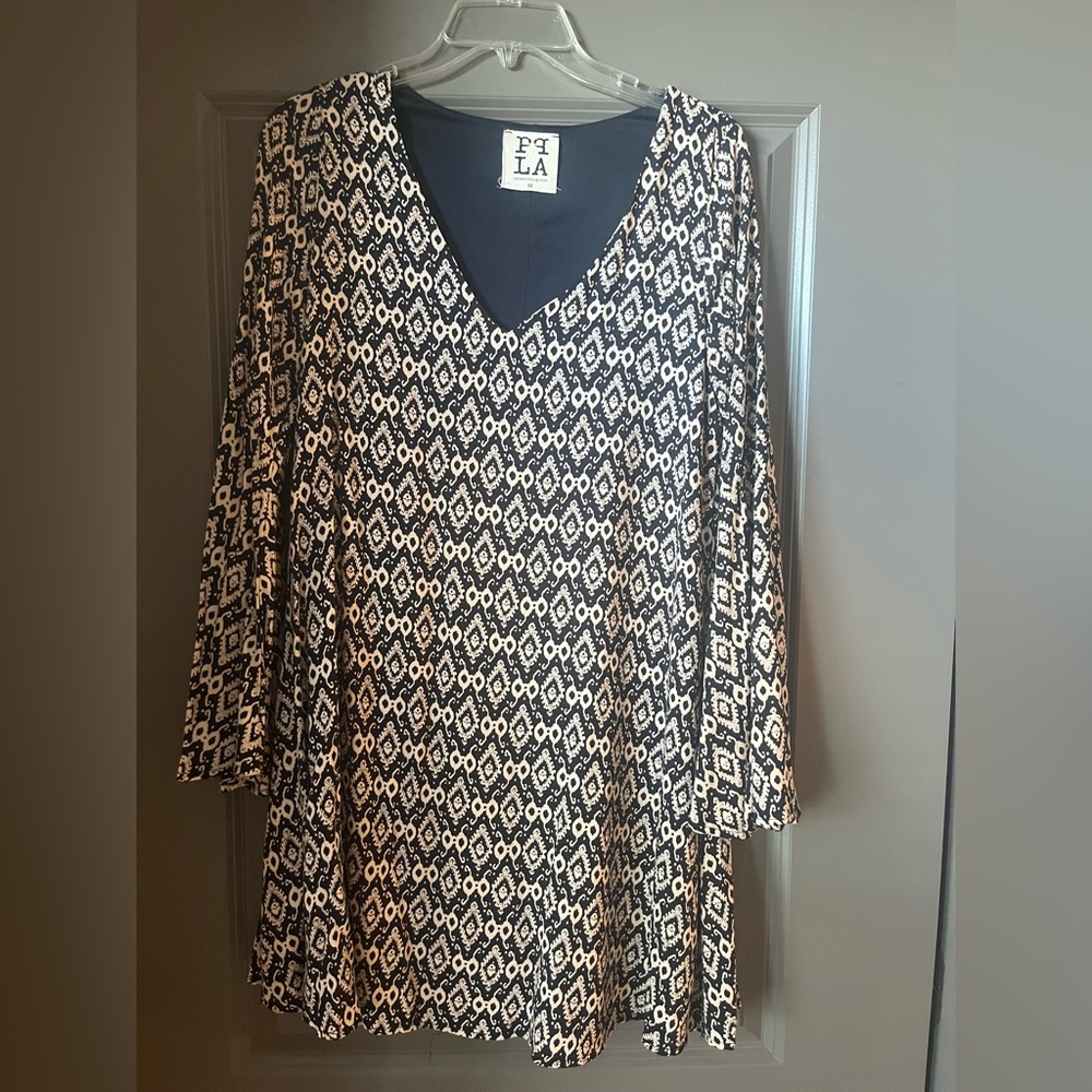 PPLA Casual Dress with Bell Sleeve. Size Small